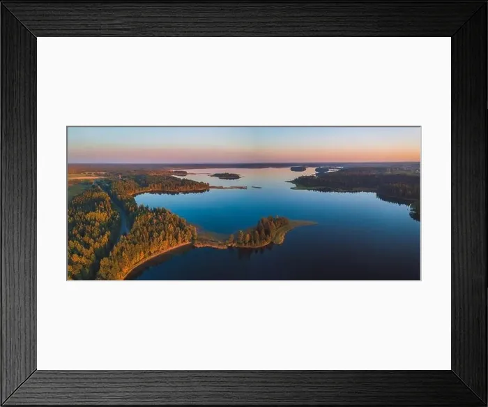 Framed Print : Aerial view of Plateliai lake, the biggest lake in Samogitia Framed Print : Aerial view of Plateliai lake, the biggest lake in Samogitia