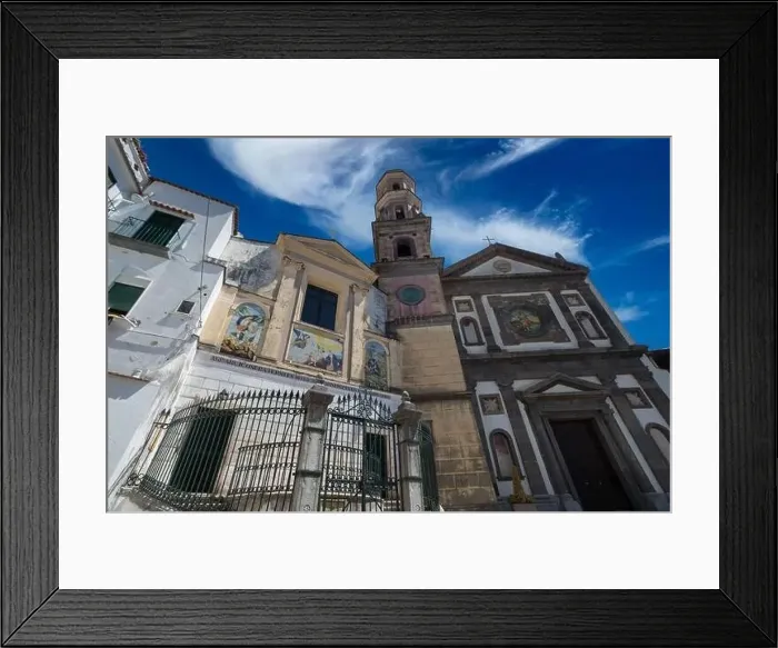 Framed Print : Vietri sul mare in amalfi coast, italy Framed Print : Vietri sul mare in amalfi coast, italy
