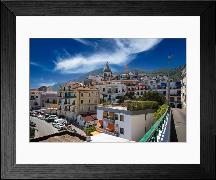 Framed Print : Vietri sul mare in amalfi coast, italy Framed Print : Vietri sul mare in amalfi coast, italy