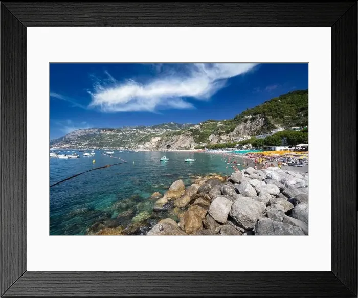 Framed Print : Vietri sul mare in amalfi coast, italy Framed Print : Vietri sul mare in amalfi coast, italy