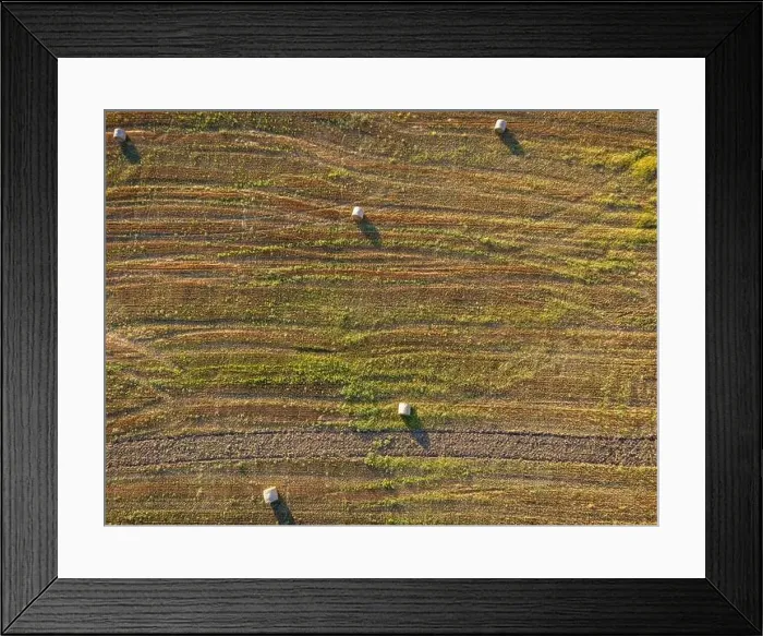 Framed Print : Farmland at the end of the summer season Framed Print : Farmland at the end of the summer season