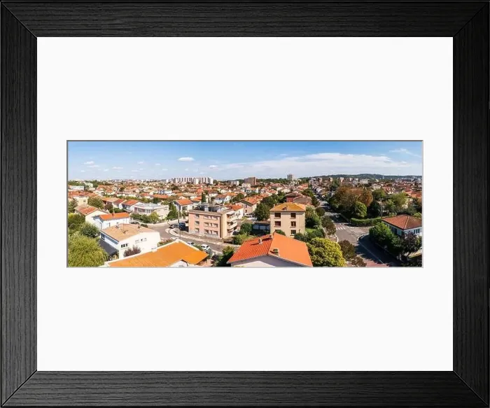 Framed Print : Aerial View of Toulouse, in Haute Garonne, Occitanie, France Framed Print : Aerial View of Toulouse, in Haute Garonne, Occitanie, France