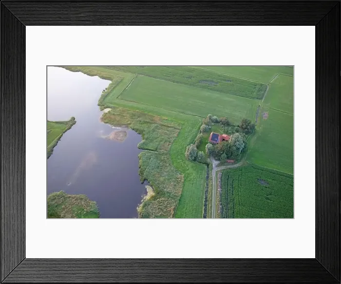 Framed Print : Agricultural landscape of Friesland Framed Print : Agricultural landscape of Friesland