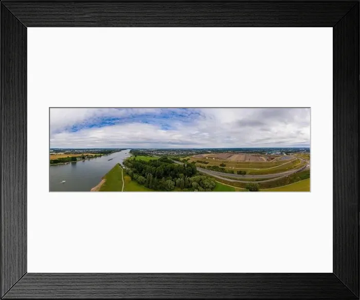 Framed Print : Panoramic view of the disposal center in Leverkusen. Drone photography Framed Print : Panoramic view of the disposal center in Leverkusen. Drone photography