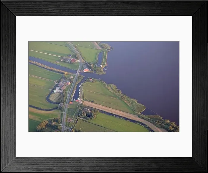 Framed Print : Agricultural landscape of Friesland Framed Print : Agricultural landscape of Friesland