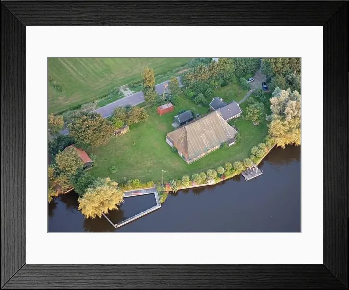 Framed Print : Agricultural landscape of Friesland Framed Print : Agricultural landscape of Friesland