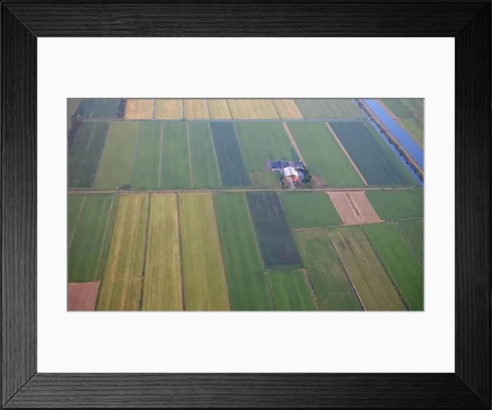 Framed Print : Agricultural landscape of Friesland Framed Print : Agricultural landscape of Friesland