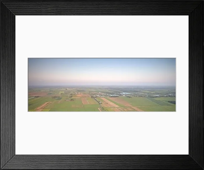 Framed Print : Agricultural landscape of Friesland, one of the northern provinces of the Netherlands - Friesland from above Framed Print : Agricultural landscape of Friesland, one of the northern provinces of the Netherlands - Friesland from above