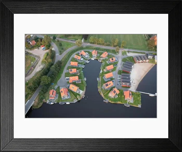 Framed Print : Agricultural landscape of Friesland Framed Print : Agricultural landscape of Friesland