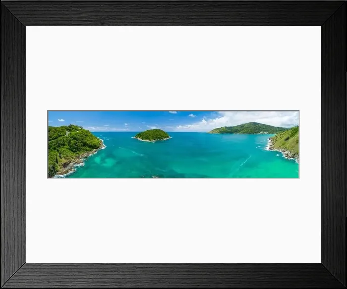 Framed Print : Aerial view drone shot of panorama laem promthep cape Beautiful scenery andaman sea in summer season at phuket thailand Framed Print : Aerial view drone shot of panorama laem promthep cape Beautiful scenery andaman sea in summer season at phuket thailand