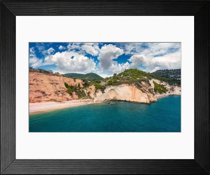 Framed Print : View from flying drone Framed Print : View from flying drone
