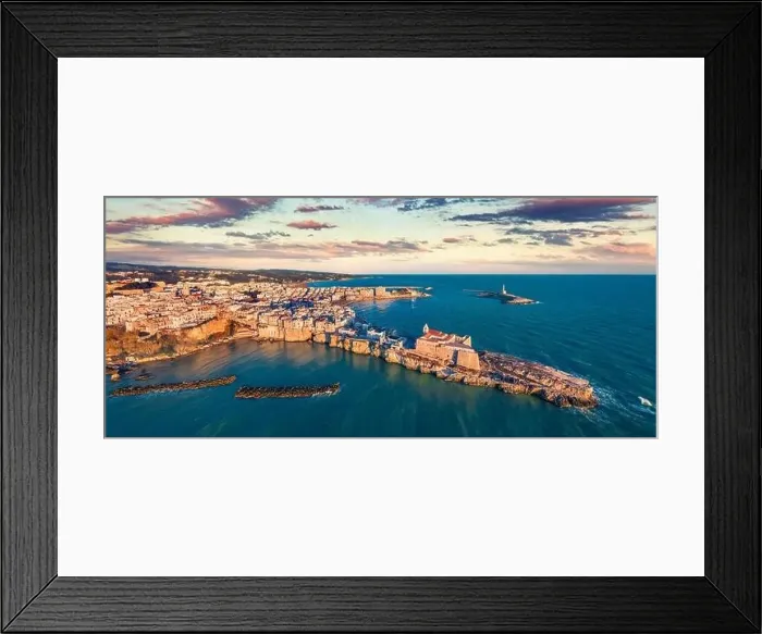 Framed Print : Panoramic view from flying drone Framed Print : Panoramic view from flying drone