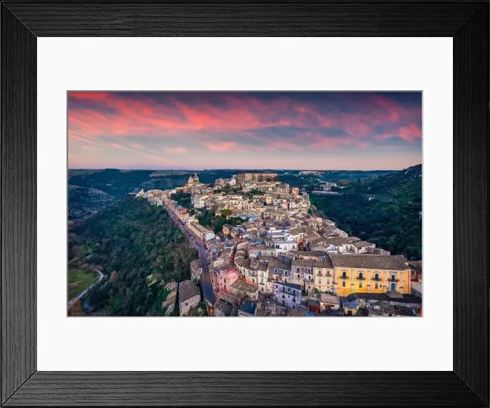 Framed Print : View from flying drone Framed Print : View from flying drone