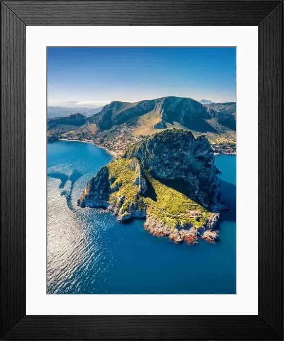 Framed Print : Top down view from flying drone Framed Print : Top down view from flying drone