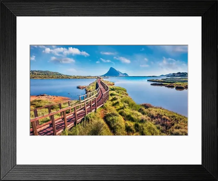 Framed Print : View from flying drone. Gorgeous spring scene of Spiaggia di Porto Taverna beach Framed Print : View from flying drone. Gorgeous spring scene of Spiaggia di Porto Taverna beach