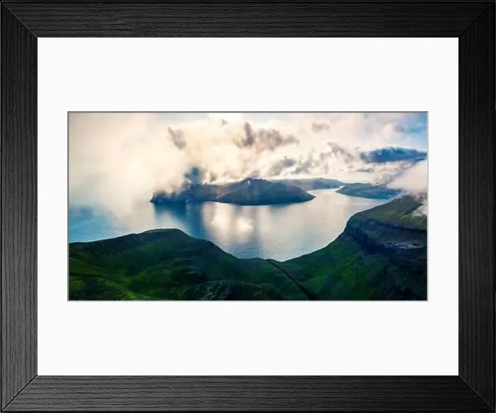 Framed Print : View from flying drone. Dramatic morning view of popular tourist destination - Sornfelli Framed Print : View from flying drone. Dramatic morning view of popular tourist destination - Sornfelli