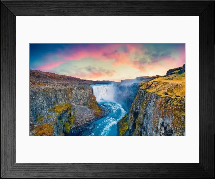 Framed Print : View point from the middle of canyon Framed Print : View point from the middle of canyon