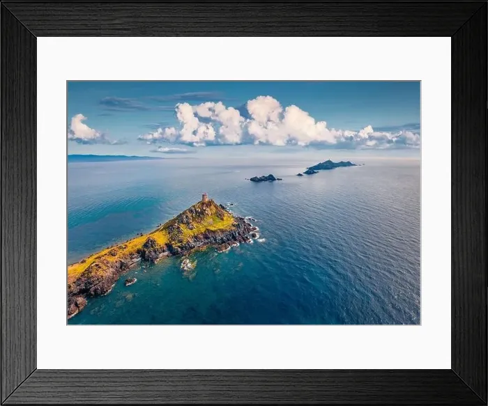 Framed Print : View from flying drone Framed Print : View from flying drone