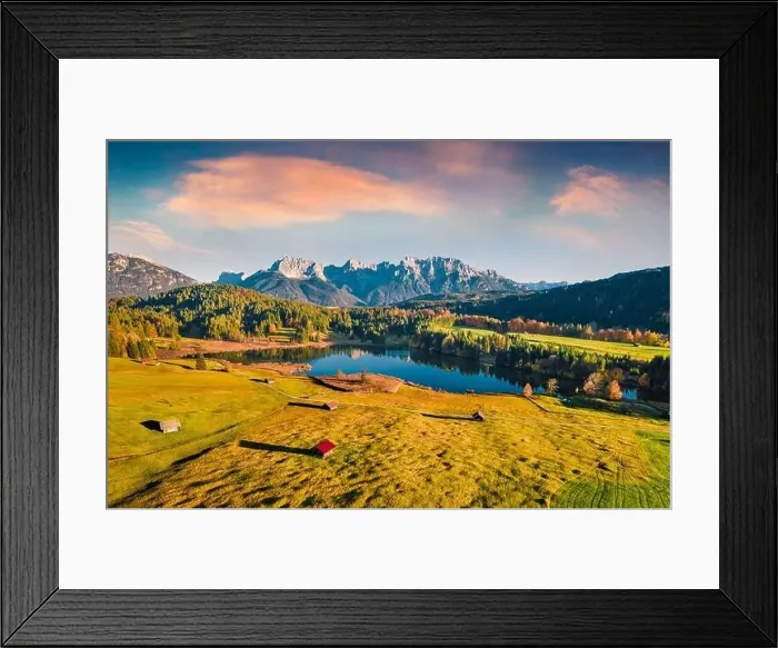 Framed Print : View from flying drone Framed Print : View from flying drone