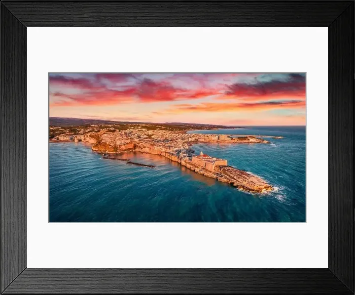 Framed Print : View from flying drone Framed Print : View from flying drone