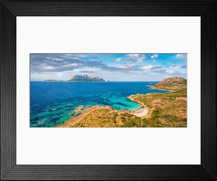 Framed Print : View from flying drone of Spiaggia Del Dottore beach Framed Print : View from flying drone of Spiaggia Del Dottore beach
