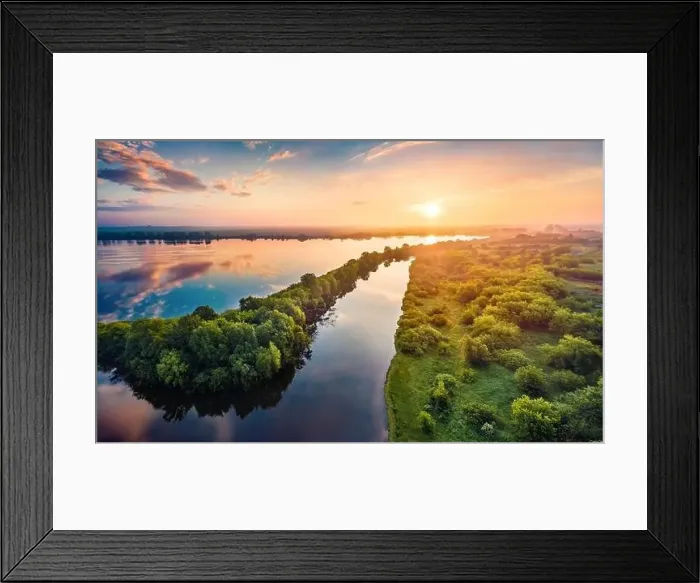 Framed Print : Exotic summer scene of Ukrainian countryside Framed Print : Exotic summer scene of Ukrainian countryside