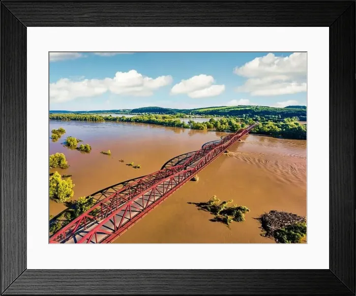 Framed Print : Flood on the Dniester River, Ivano-Frankivsk region Framed Print : Flood on the Dniester River, Ivano-Frankivsk region