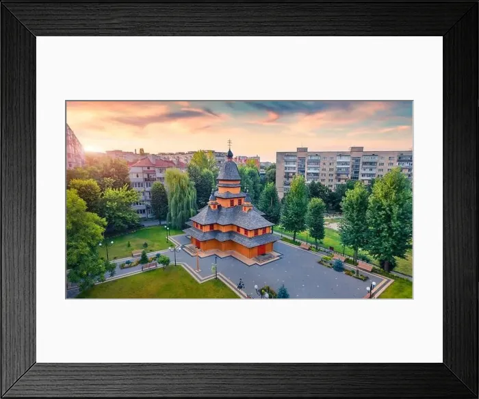 Framed Print : Fantastic summer view of Khram Pokrovy Presvyatoyi Bohorodytsi church in Ternopil city Framed Print : Fantastic summer view of Khram Pokrovy Presvyatoyi Bohorodytsi church in Ternopil city