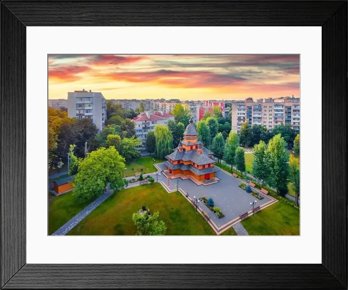 Framed Print : Incredible summer view of Khram Pokrovy Presvyatoyi Bohorodytsi church in Ternopil city Framed Print : Incredible summer view of Khram Pokrovy Presvyatoyi Bohorodytsi church in Ternopil city