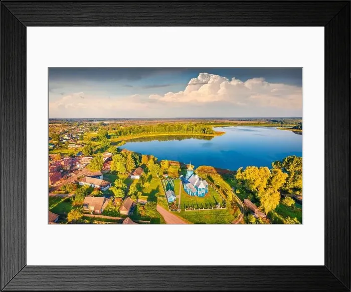 Framed Print : Aerial landscape photography Framed Print : Aerial landscape photography