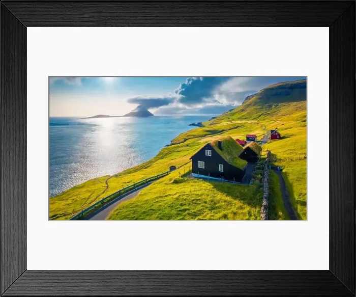 Framed Print : Beautiful summer scenery Framed Print : Beautiful summer scenery