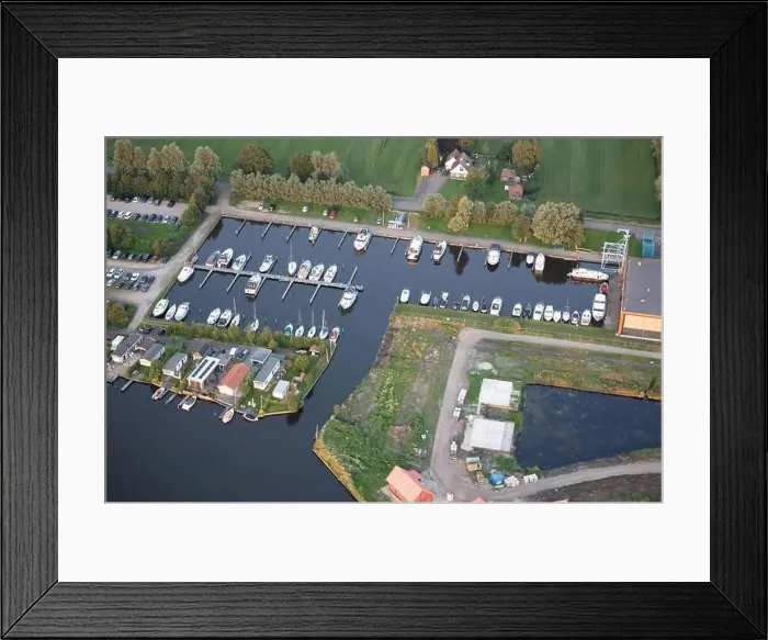 Framed Print : Agricultural landscape of Friesland Framed Print : Agricultural landscape of Friesland