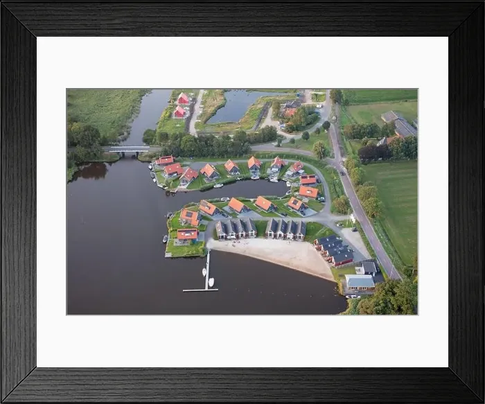 Framed Print : Agricultural landscape of Friesland Framed Print : Agricultural landscape of Friesland
