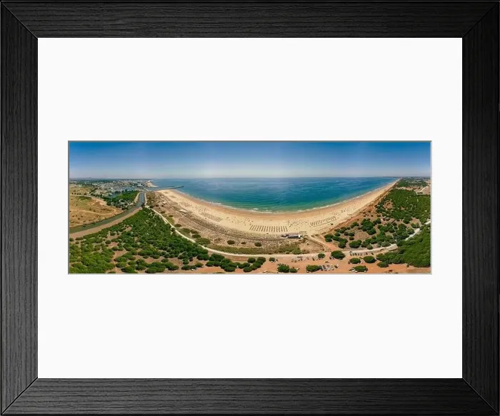 Framed Print : Aerial drone beach view of Vilamoura and Praia de Falesia, Algarve, Portugal Framed Print : Aerial drone beach view of Vilamoura and Praia de Falesia, Algarve, Portugal