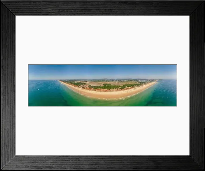 Framed Print : Aerial drone beach view of Vilamoura and Praia de Falesia, Algarve, Portugal Framed Print : Aerial drone beach view of Vilamoura and Praia de Falesia, Algarve, Portugal