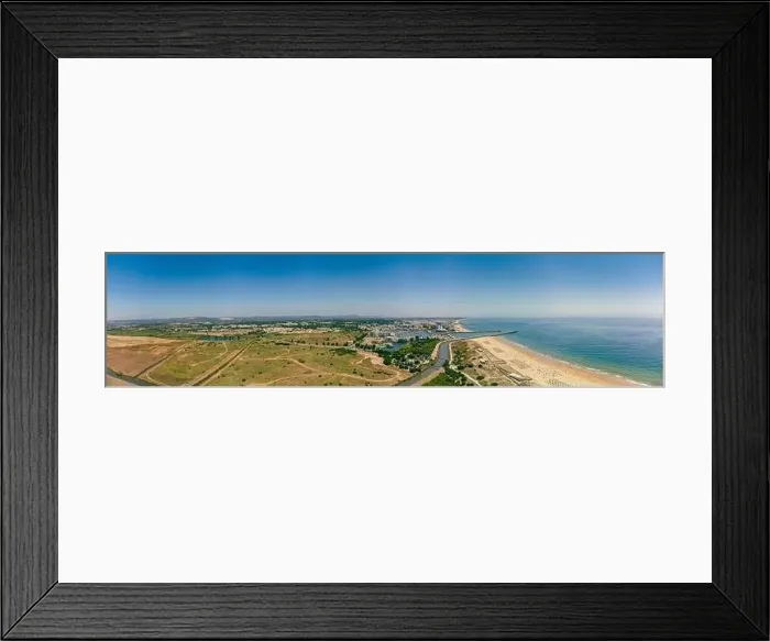 Framed Print : Aerial drone beach view of Vilamoura and Praia de Falesia, Algarve, Portugal Framed Print : Aerial drone beach view of Vilamoura and Praia de Falesia, Algarve, Portugal