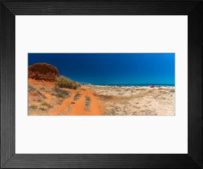 Framed Print : Aerial drone beach view of Vilamoura and Praia de Falesia, Algarve, Portugal Framed Print : Aerial drone beach view of Vilamoura and Praia de Falesia, Algarve, Portugal