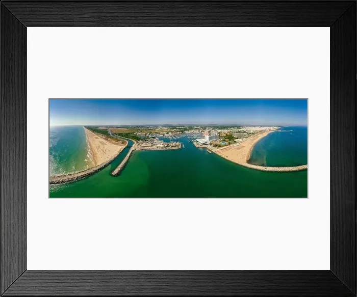 Framed Print : Aerial drone beach view of Vilamoura and Praia de Falesia, Algarve, Portugal Framed Print : Aerial drone beach view of Vilamoura and Praia de Falesia, Algarve, Portugal