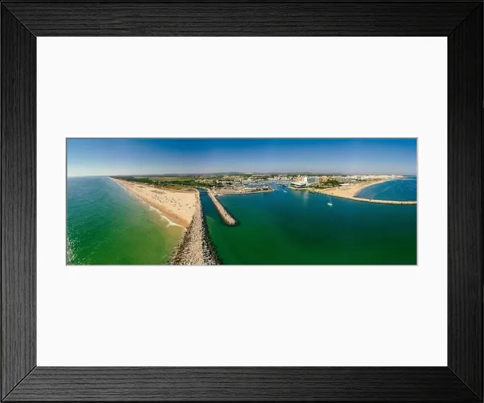 Framed Print : Aerial drone beach view of Vilamoura and Praia de Falesia, Algarve, Portugal Framed Print : Aerial drone beach view of Vilamoura and Praia de Falesia, Algarve, Portugal