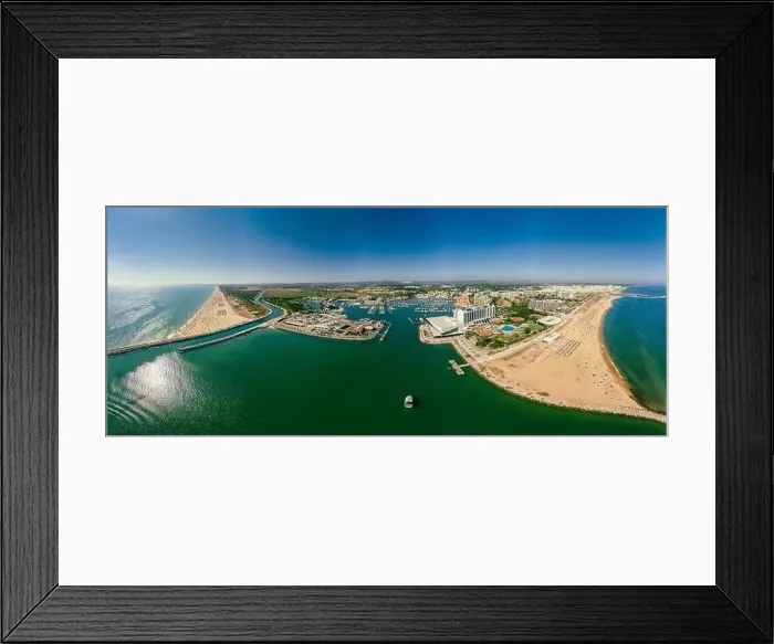 Framed Print : Aerial drone beach view of Vilamoura and Praia de Falesia, Algarve, Portugal Framed Print : Aerial drone beach view of Vilamoura and Praia de Falesia, Algarve, Portugal