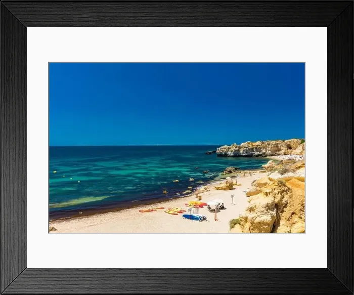 Framed Print : Aerial panoramic view of amazing Praia dos Paradinha beach, Albufeira, Algarve, Portugal Framed Print : Aerial panoramic view of amazing Praia dos Paradinha beach, Albufeira, Algarve, Portugal