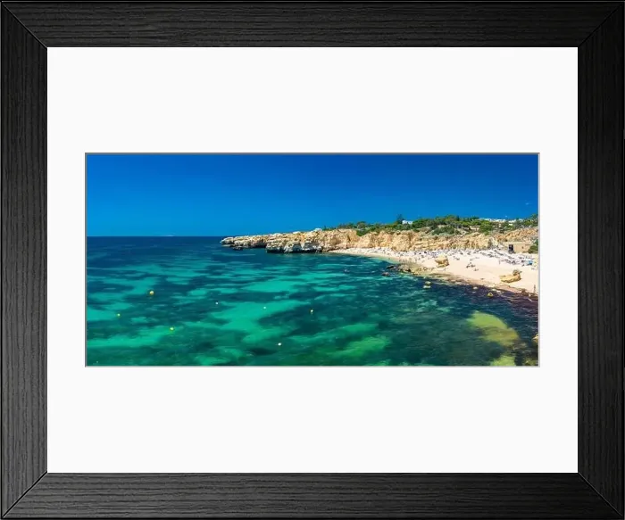 Framed Print : Aerial panoramic view of amazing Praia dos Paradinha beach, Albufeira, Algarve, Portugal Framed Print : Aerial panoramic view of amazing Praia dos Paradinha beach, Albufeira, Algarve, Portugal
