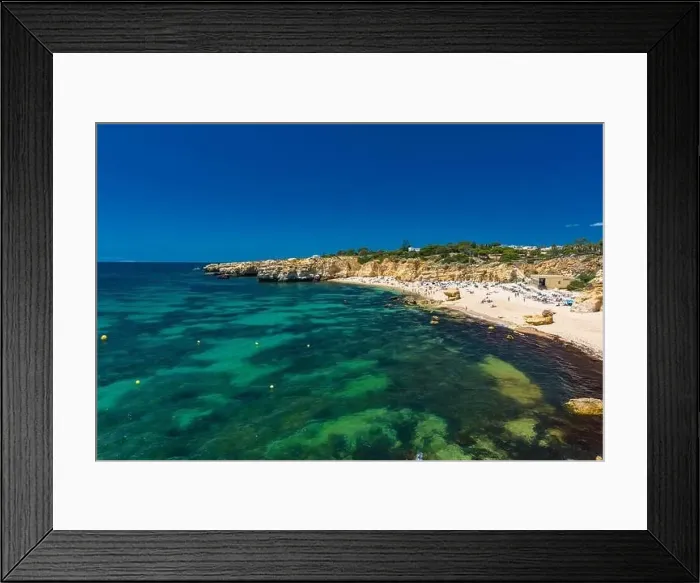 Framed Print : Aerial panoramic view of amazing Praia dos Paradinha beach, Albufeira, Algarve, Portugal Framed Print : Aerial panoramic view of amazing Praia dos Paradinha beach, Albufeira, Algarve, Portugal