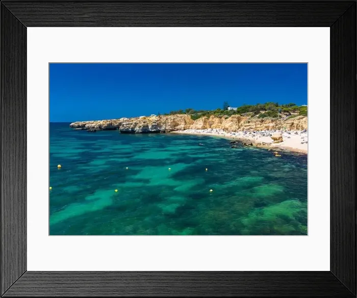 Framed Print : Aerial panoramic view of amazing Praia dos Paradinha beach, Albufeira, Algarve, Portugal Framed Print : Aerial panoramic view of amazing Praia dos Paradinha beach, Albufeira, Algarve, Portugal