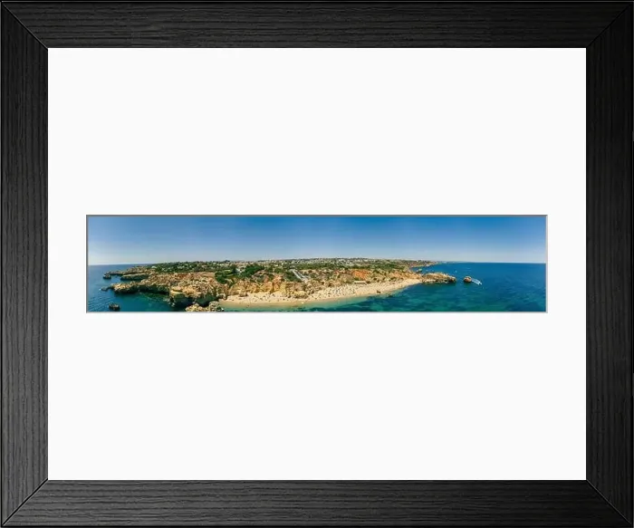 Framed Print : Aerial panoramic view of amazing Praia dos Paradinha beach, Albufeira, Algarve, Portugal Framed Print : Aerial panoramic view of amazing Praia dos Paradinha beach, Albufeira, Algarve, Portugal