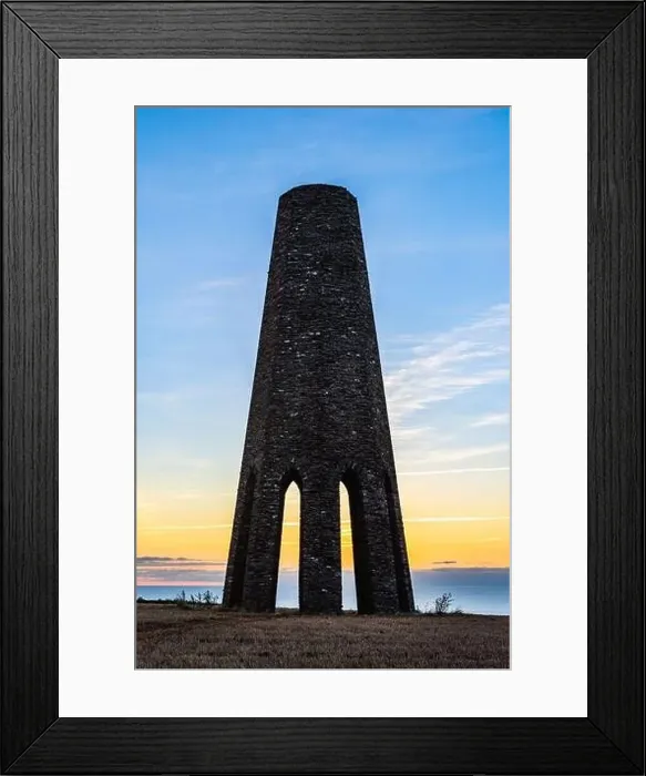 Framed Print : Sunrise over The Daymark, Kingswear, Devon, England, Europe Framed Print : Sunrise over The Daymark, Kingswear, Devon, England, Europe