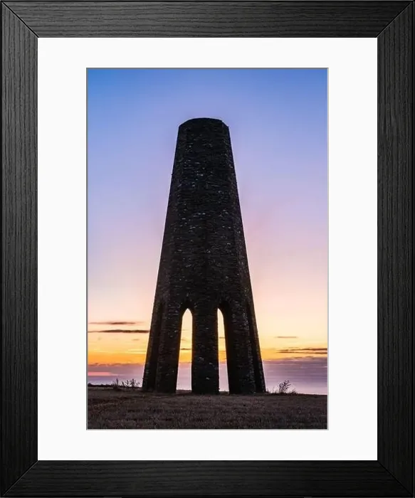 Framed Print : Dawn over The Daymark, Kingswear, Devon, England, Europe Framed Print : Dawn over The Daymark, Kingswear, Devon, England, Europe