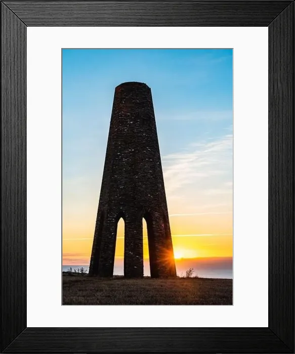 Framed Print : Sunrise over The Daymark, Kingswear, Devon, England, Europe Framed Print : Sunrise over The Daymark, Kingswear, Devon, England, Europe