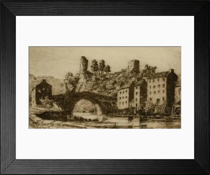 Framed Print : Ruins of Barnard Castle in the historic market town which bears its name Framed Print : Ruins of Barnard Castle in the historic market town which bears its name