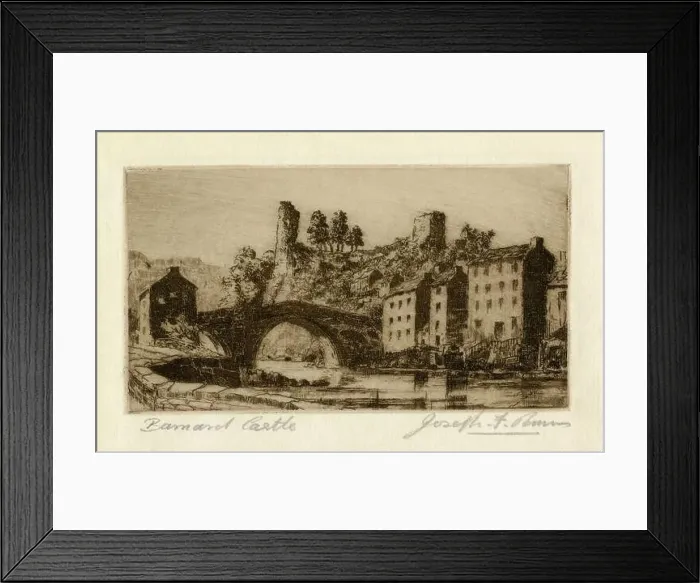 Framed Print : Ruins of Barnard Castle in the historic market town which bears its name Framed Print : Ruins of Barnard Castle in the historic market town which bears its name